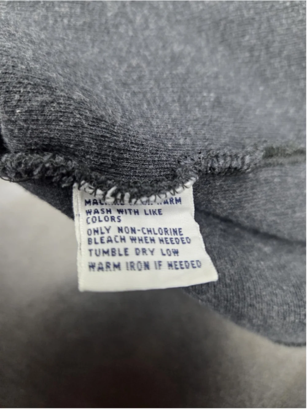 Polo Ralph Lauren Quarter Zip Pullover Sweatshirt Gray 100% Cotton XL Men's 1431